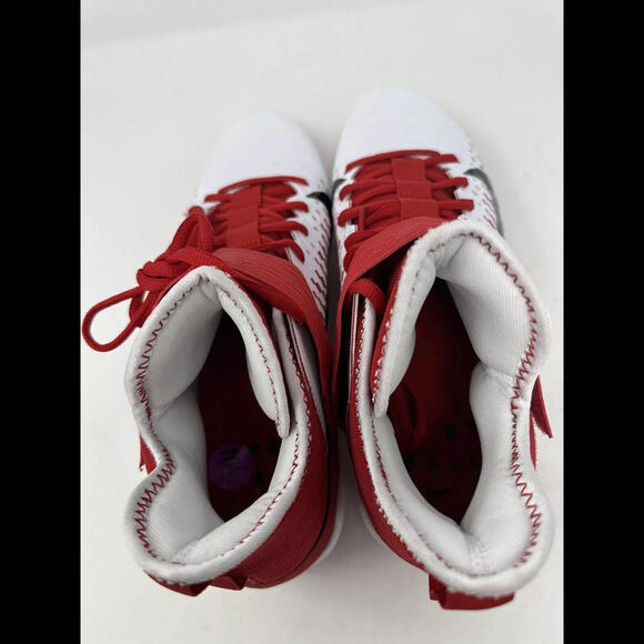 Nike Alpha Menace Pro 2 Football Cleats Red White Size BV3945-105 Men’s Sz 14 - Picture 4 of 5